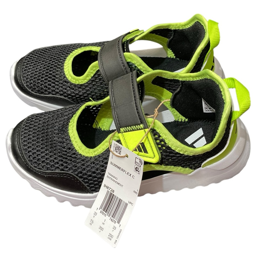 NEW Boys' Adidas Little Kid Summerflex Outdoor Shoes - Size 1.5